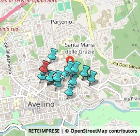 Mappa Via Parco Residenziale Abate, 83100 Avellino AV, Italia (0.3435)