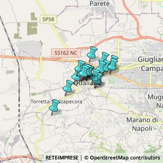 Mappa Via Crocella, 80019 Qualiano NA, Italia (0.87944)