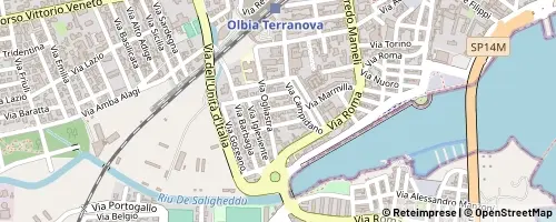 Mappa Olbia