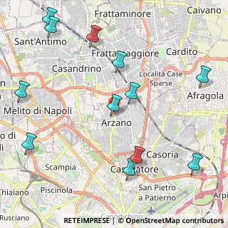 Mappa Via Gaetano Salvemini, 80022 Arzano NA, Italia (2.86917)