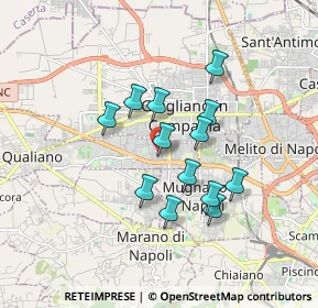 Mappa Via Giovanni Falcone, 80010 Villaricca NA, Italia (1.50615)