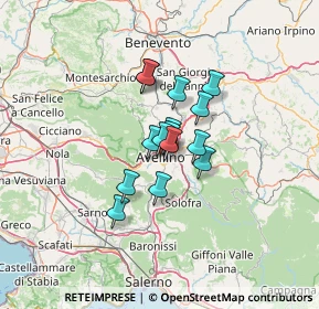 Mappa Via Michelangelo Cianciulli, 83100 Avellino AV, Italia (8.43467)