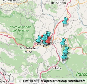 Mappa Via Michelangelo Cianciulli, 83100 Avellino AV, Italia (5.14545)