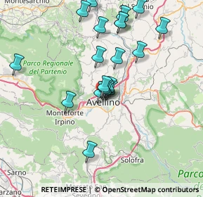 Mappa Via Michelangelo Cianciulli, 83100 Avellino AV, Italia (7.608)