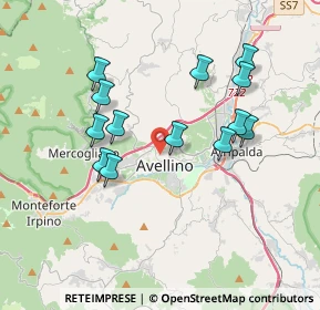 Mappa Via Michelangelo Cianciulli, 83100 Avellino AV, Italia (3.70231)