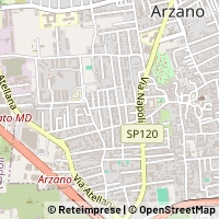Mapa Arzano