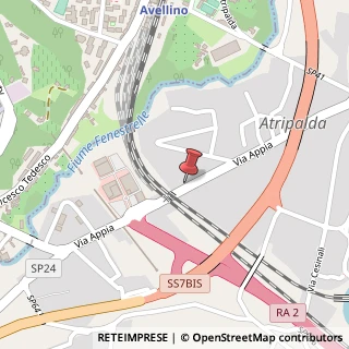 Mappa Via Appia, 83042 Atripalda, Avellino (Campania)