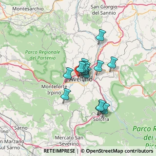 Mappa Via Francesco Fariello, 83100 Avellino AV, Italia (4.88786)