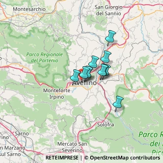 Mappa Via Francesco Fariello, 83100 Avellino AV, Italia (4.25818)