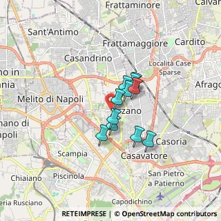 Mappa Via Giorgio la Pira, 80022 Arzano NA, Italia (1.11273)