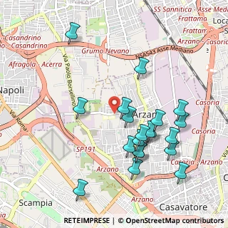 Mappa Via Giorgio la Pira, 80022 Arzano NA, Italia (1.101)