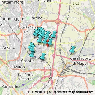 Mappa Via Bologna, 80021 Afragola NA, Italia (1.24667)