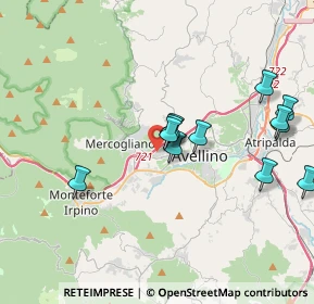 Mappa Via Raffaele Pirone, 83100 Avellino AV, Italia (4.42615)