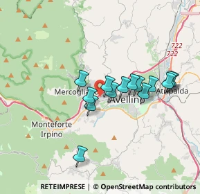 Mappa Via Raffaele Pirone, 83100 Avellino AV, Italia (3.13643)