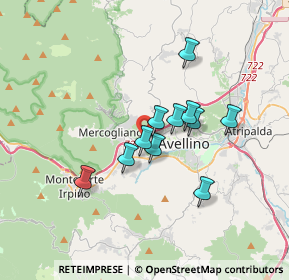 Mappa Via Raffaele Pirone, 83100 Avellino AV, Italia (2.83545)