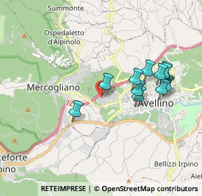 Mappa Via Raffaele Pirone, 83100 Avellino AV, Italia (1.84)