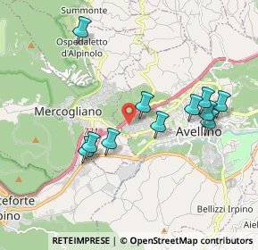 Mappa Via Raffaele Pirone, 83100 Avellino AV, Italia (1.94455)