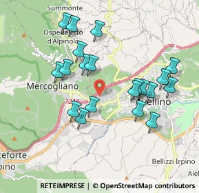 Mappa Via Raffaele Pirone, 83100 Avellino AV, Italia (1.955)
