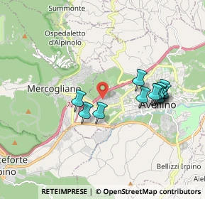 Mappa Via Raffaele Pirone, 83100 Avellino AV, Italia (1.81167)