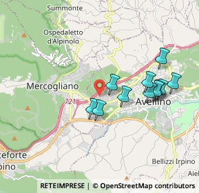Mappa Via Raffaele Pirone, 83100 Avellino AV, Italia (1.83091)