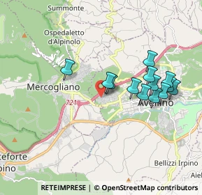 Mappa Via Raffaele Pirone, 83100 Avellino AV, Italia (1.82923)