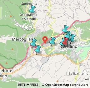 Mappa Via Raffaele Pirone, 83100 Avellino AV, Italia (1.77455)