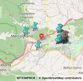 Mappa Via Raffaele Pirone, 83100 Avellino AV, Italia (1.907)