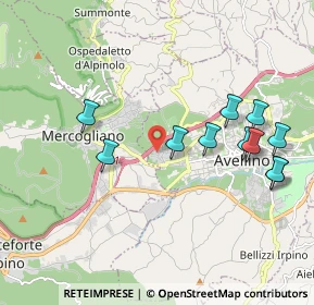 Mappa Via Raffaele Pirone, 83100 Avellino AV, Italia (2.18182)