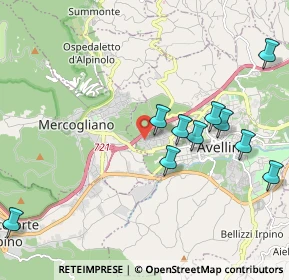Mappa Via Raffaele Pirone, 83100 Avellino AV, Italia (2.52)