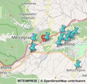Mappa Via Raffaele Pirone, 83100 Avellino AV, Italia (1.93167)