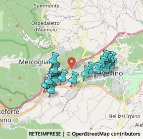 Mappa Via Raffaele Pirone, 83100 Avellino AV, Italia (1.585)
