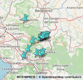 Mappa Via Raffaele Pirone, 83100 Avellino AV, Italia (8.56)