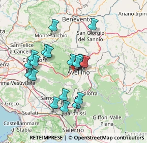 Mappa Via Raffaele Pirone, 83100 Avellino AV, Italia (13.6935)