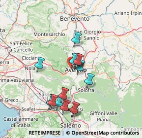 Mappa Via Raffaele Pirone, 83100 Avellino AV, Italia (13.14)