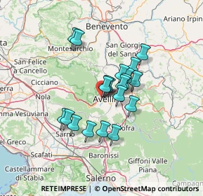 Mappa Via Raffaele Pirone, 83100 Avellino AV, Italia (10.807)