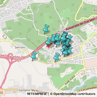 Mappa Via Raffaele Pirone, 83100 Avellino AV, Italia (0.34643)