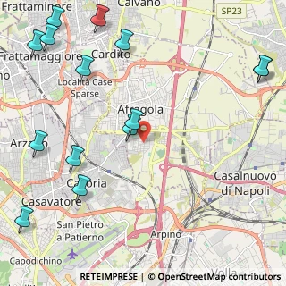 Mappa Via Vincenzo Calvanese, 80021 Afragola NA, Italia (3.30929)