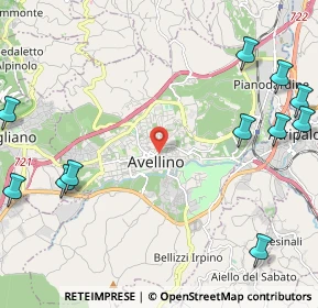 Mappa 83100 Avellino AV, Italia (3.33455)