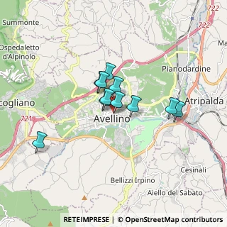 Mappa Via Vasto, 83100 Avellino AV, Italia (1.25)