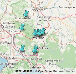 Mappa 83100 Avellino AV, Italia (9.07545)