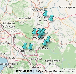 Mappa 83100 Avellino AV, Italia (9.09545)