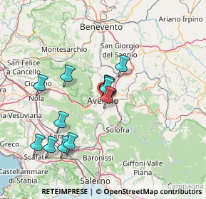 Mappa Via Vasto, 83100 Avellino AV, Italia (12.91385)