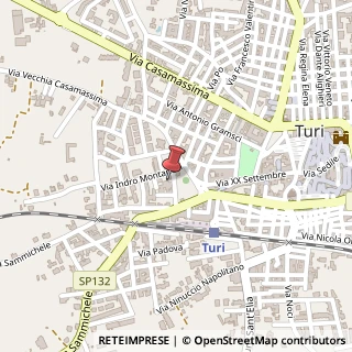 Mappa Via Benedetto Croce, 45, 70010 Turi, Bari (Puglia)