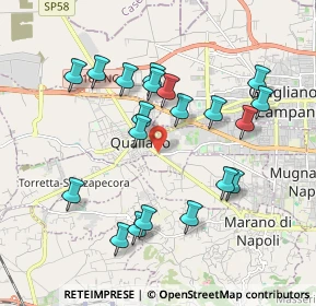 Mappa Strada Vicinale del Lagno, 80019 Villaricca NA (1.993)