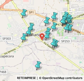 Mappa Strada Vicinale del Lagno, 80019 Villaricca NA (1.0245)