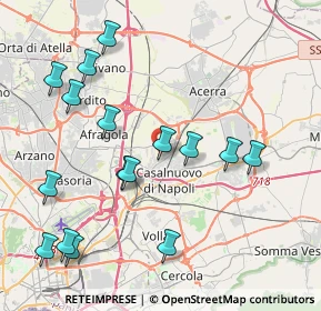 Mappa Via Campana, 80013 Casalnuovo di Napoli NA, Italia (4.86688)