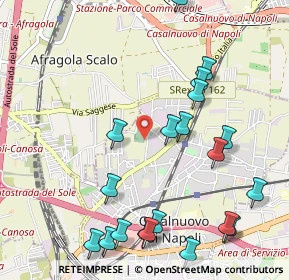 Mappa Via Campana, 80013 Casalnuovo di Napoli NA, Italia (1.344)