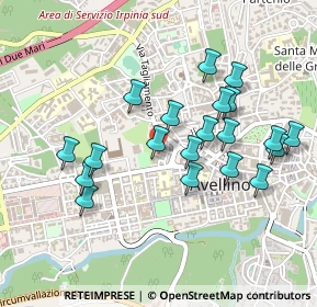 Mappa Via Sottotenente Giovanni Iannaccone Medaglia D'oro, 83100 Avellino AV, Italia (0.4845)