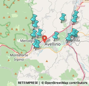 Mappa Via Giacinto Greco, 83100 Avellino AV, Italia (3.88923)
