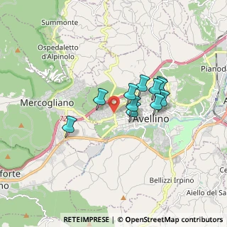 Mappa Via Giacinto Greco, 83100 Avellino AV, Italia (1.35364)